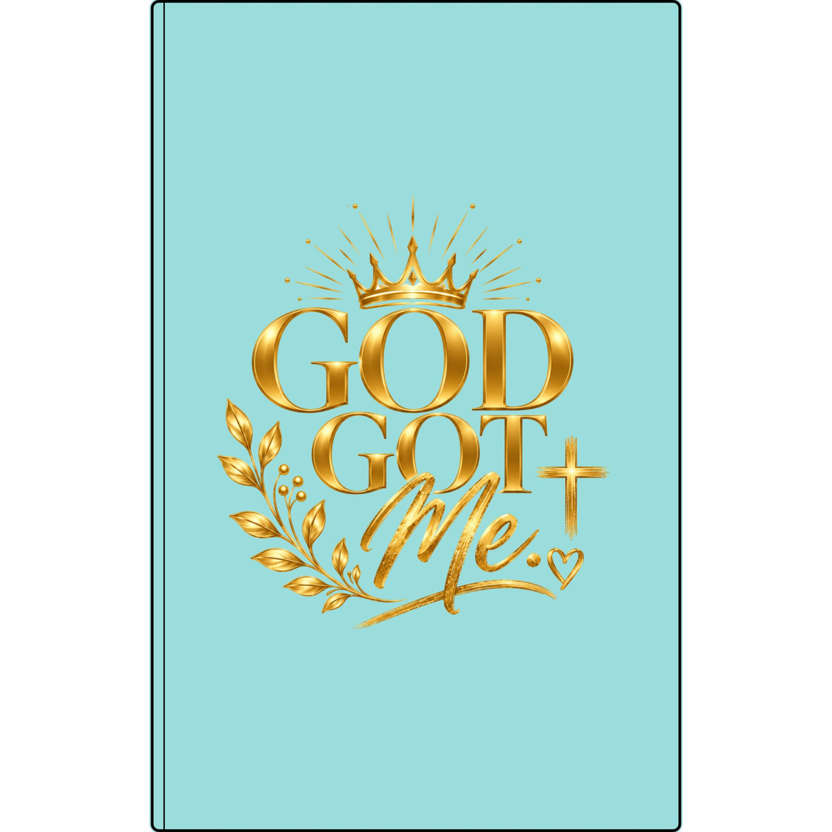God Got Me Vegan Leather Journal