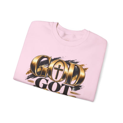 God Got Me Crewneck Sweatshirt