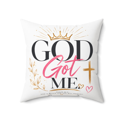 God Got Me Decorative Pillow