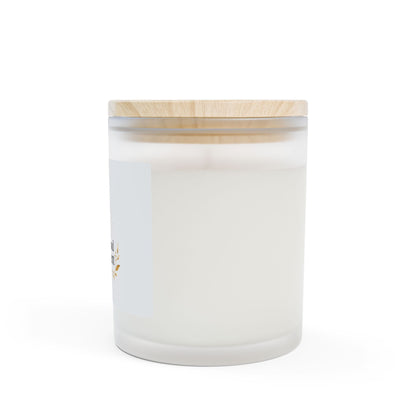 Rise in Grace & Alignment Frosted Glass Candle — 11oz Scented Jar for Meditation & Gift