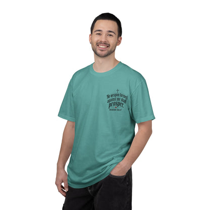 No Weapon Formed Against Me Shall Prosper T‑Shirt