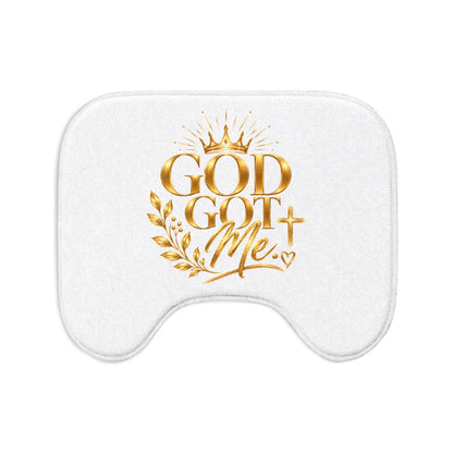 God Got Me Bath Mat Set