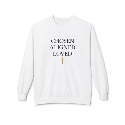 Chosen • Aligned • Loved Cross Sweatshirt