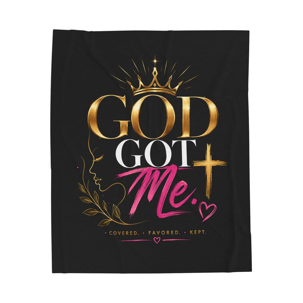 God Got Me Plush Blanket