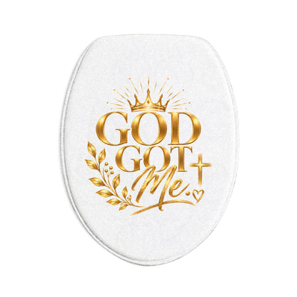 God Got Me Bath Mat Set