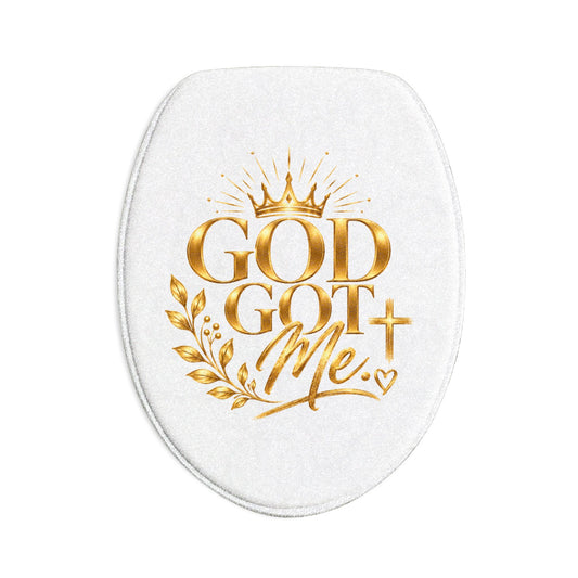 God Got Me Bath Mat Set