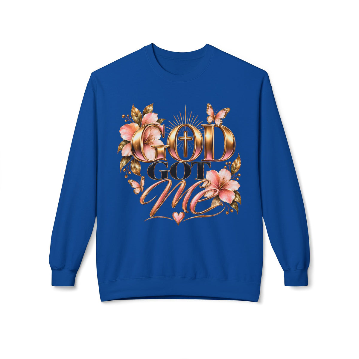 God Got Me Floral Crewneck Sweatshirt