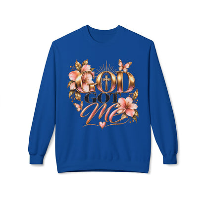God Got Me Floral Crewneck Sweatshirt