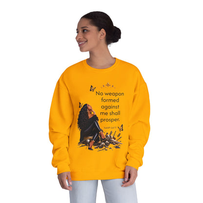 No Weapon Formed Graphic Sweatshirt