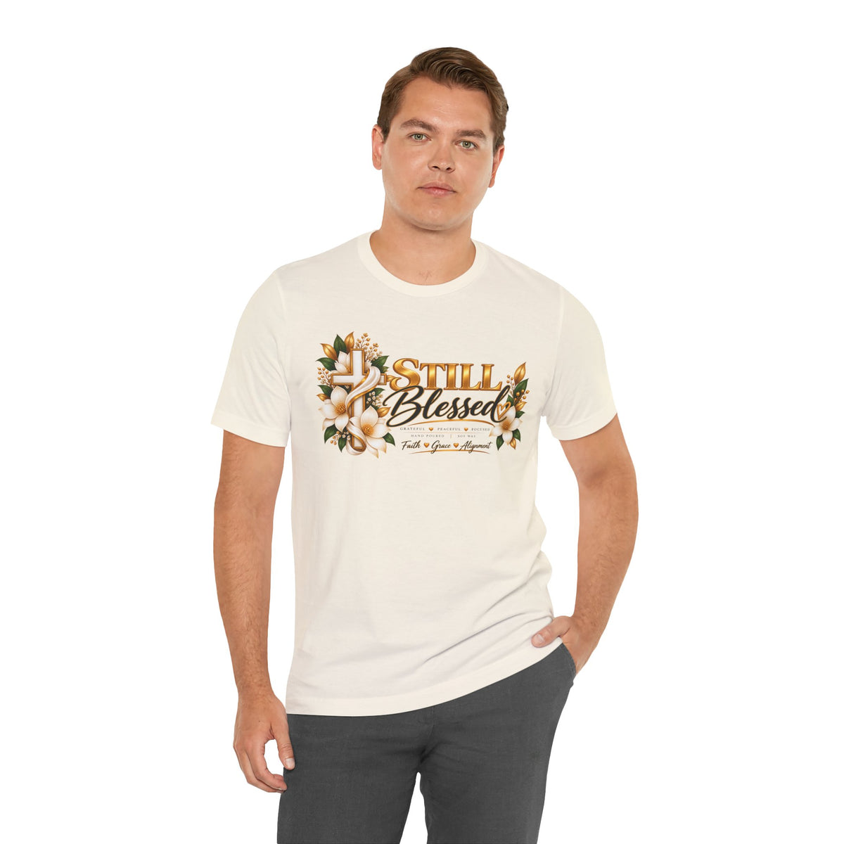 Still Blessed Floral Tee — Inspirational Christian Shirt