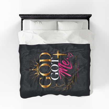 God Got Me Plush Blanket