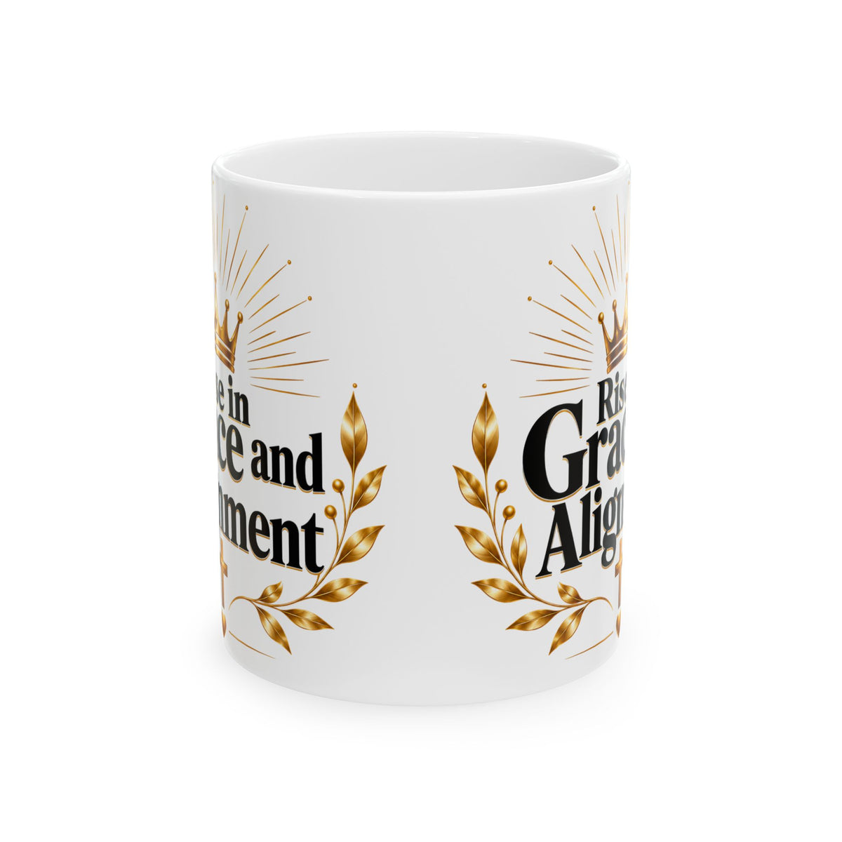 Rise in Grace and Alignment Ceramic Mug