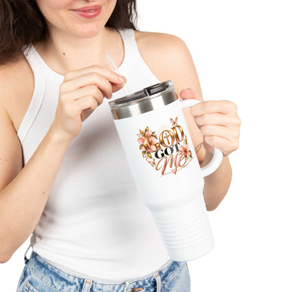 Floral Insulated Travel Mug