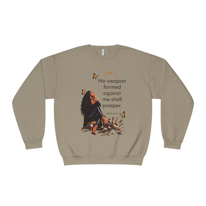 No Weapon Formed Graphic Sweatshirt