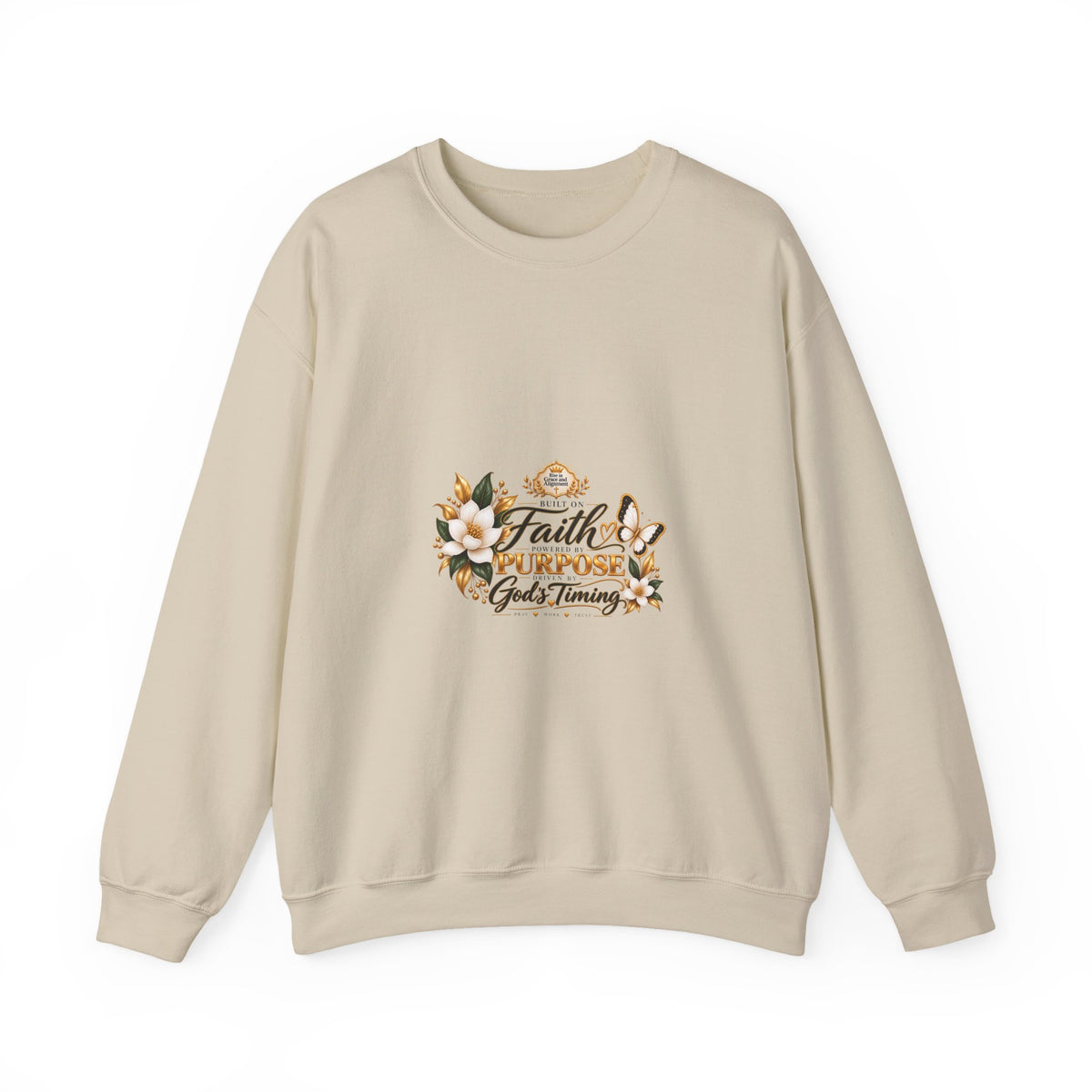 Faith, Purpose & God’s Timing Crewneck Sweatshirt