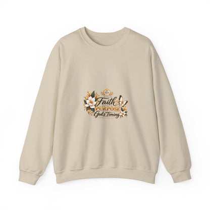 Faith, Purpose & God’s Timing Crewneck Sweatshirt