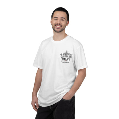 No Weapon Formed Against Me Shall Prosper T‑Shirt