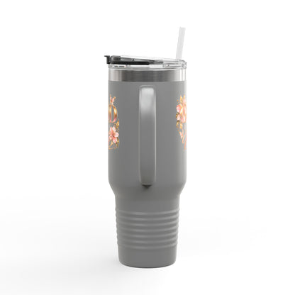 Floral Insulated Travel Mug
