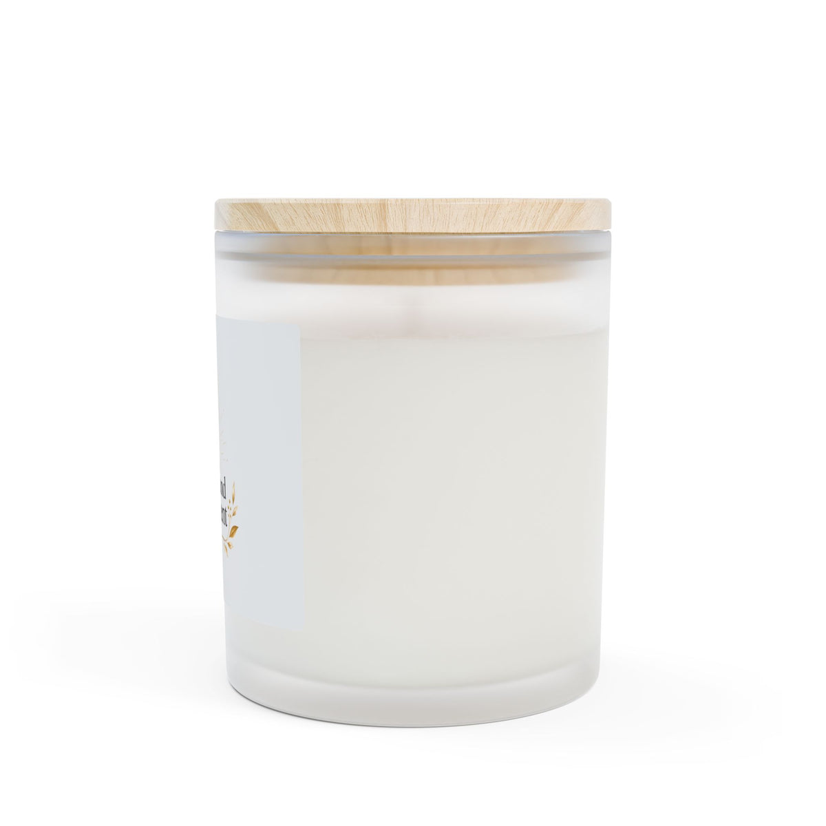 Rise in Grace & Alignment Frosted Glass Candle — 11oz Scented Jar for Meditation & Gift