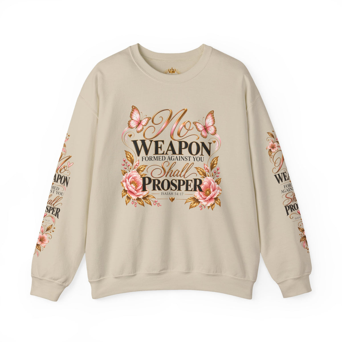 Floral Faith Pullover Sweatshirt