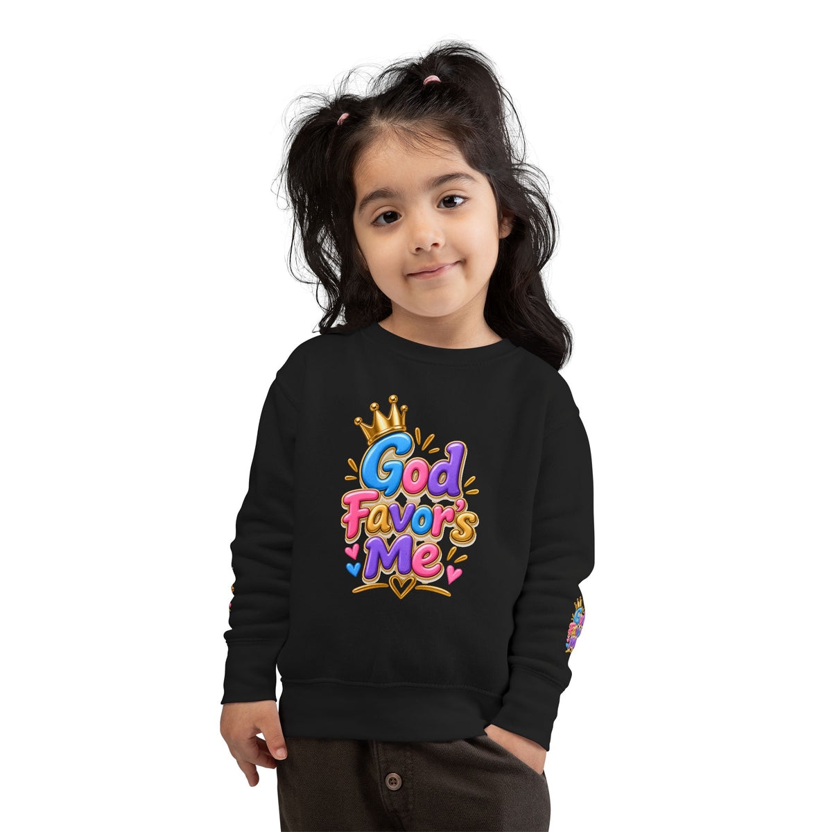 God Favors Me Kids Sweatshirt