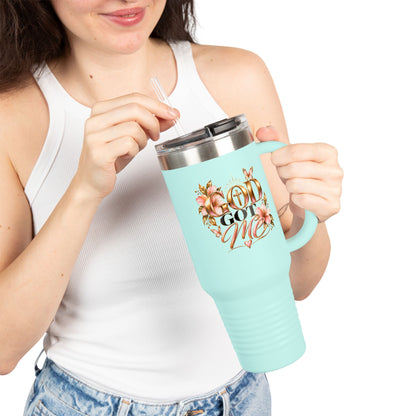 Floral Insulated Travel Mug