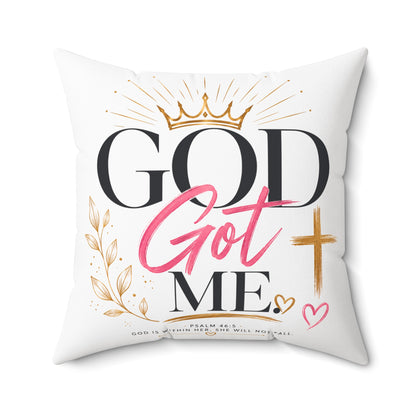 God Got Me Decorative Pillow