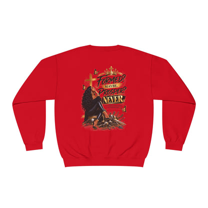 No Weapon Formed Graphic Sweatshirt