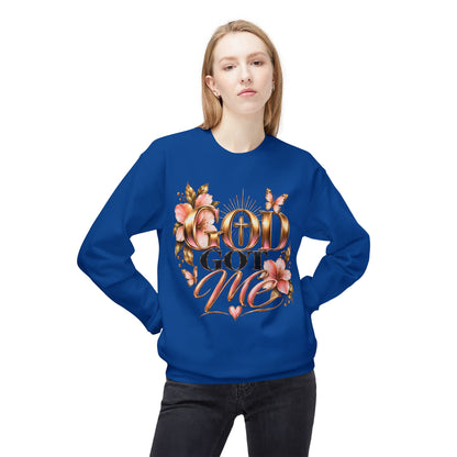 God Got Me Floral Crewneck Sweatshirt