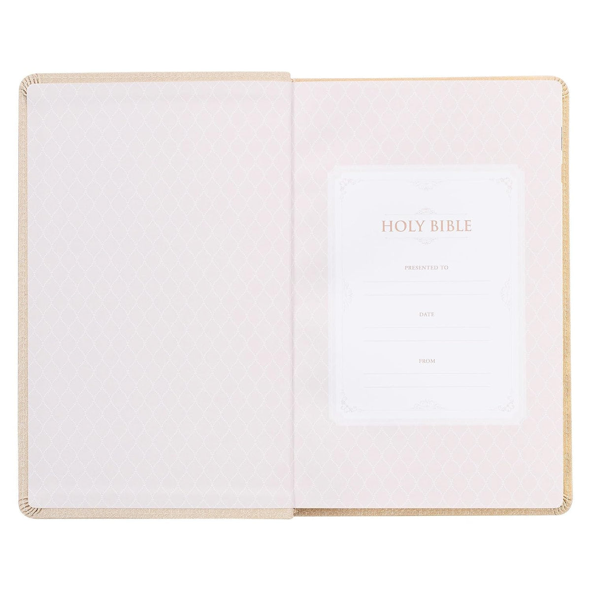 KJV Holy Bible, Standard Size Faux Leather Red Letter Edition Thumb Index, Ribbon Marker, King James Version, Pearlescent Taupe (KJV Deluxe Gift Editions)