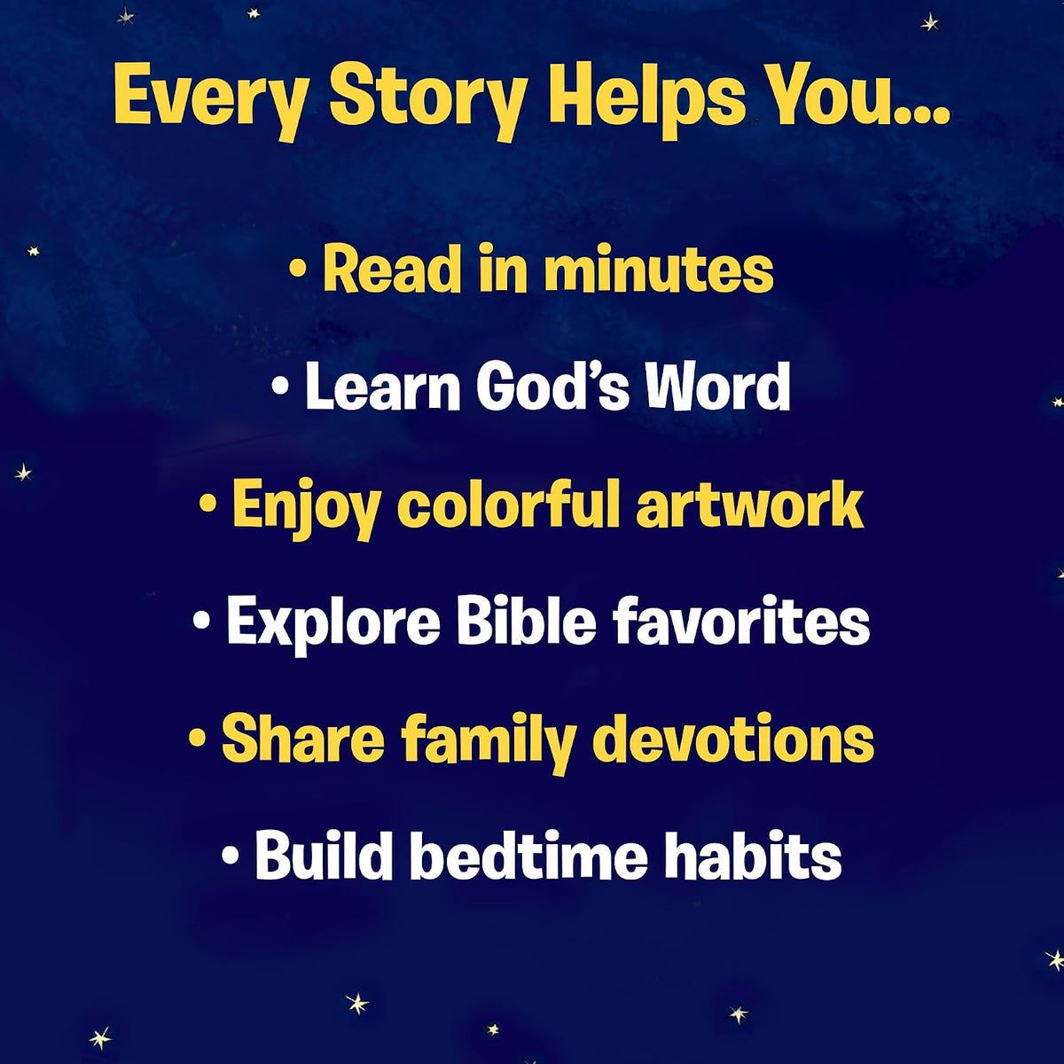 101 Bible Bedtime Stories: Children's Bible Storybook with Short Bedtime Stories for Family Reading and Daily Devotions