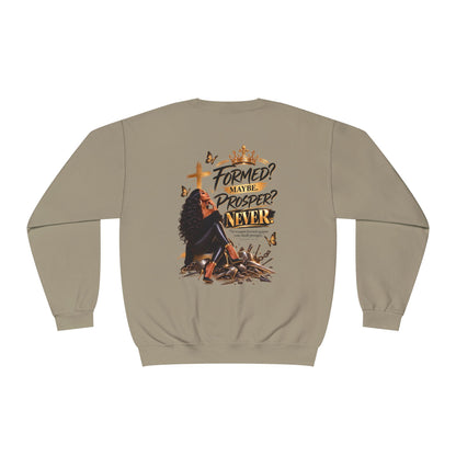 No Weapon Formed Graphic Sweatshirt