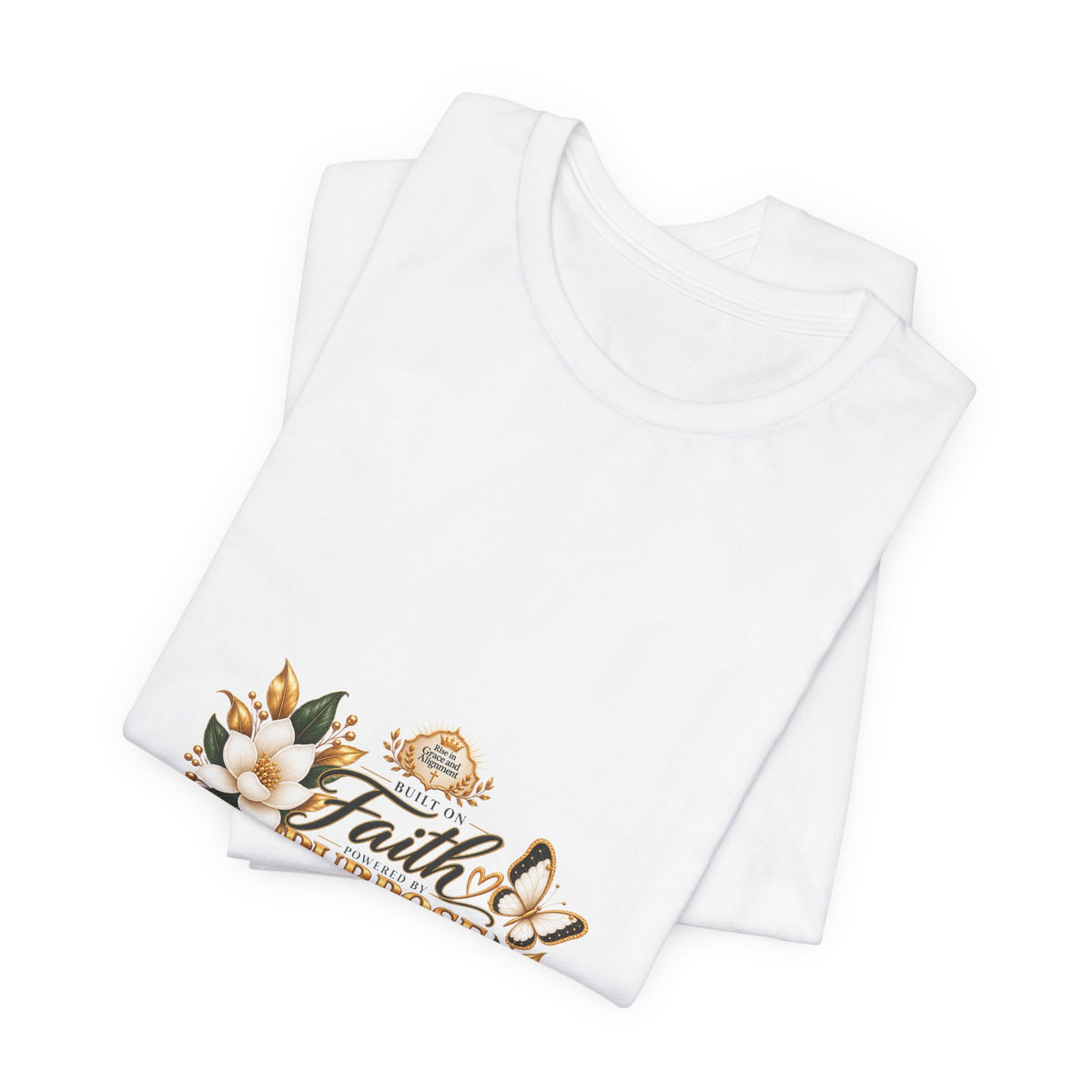 Faith, Purpose & God’s Timing Floral Tee