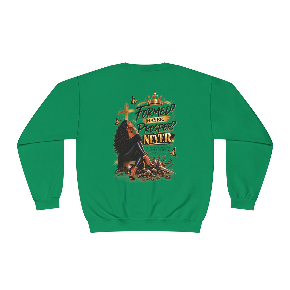 No Weapon Formed Graphic Sweatshirt