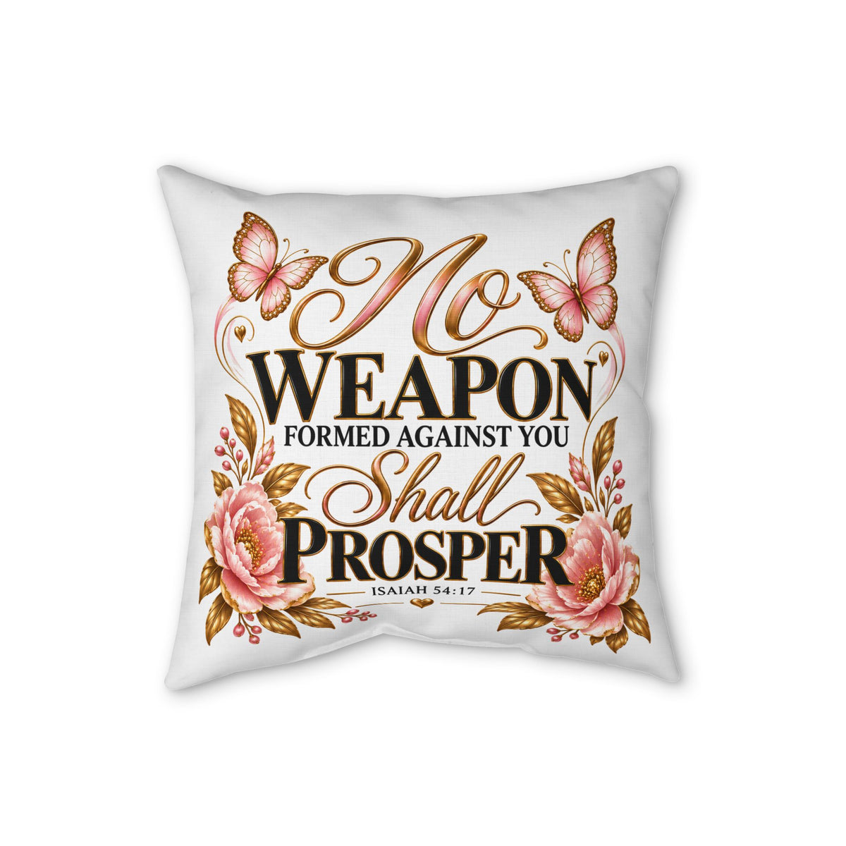 Decorative Floral Throw Pillow
