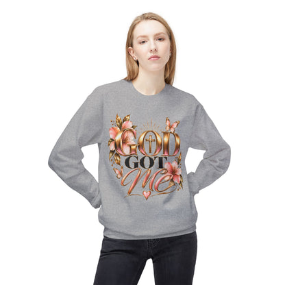 God Got Me Floral Crewneck Sweatshirt