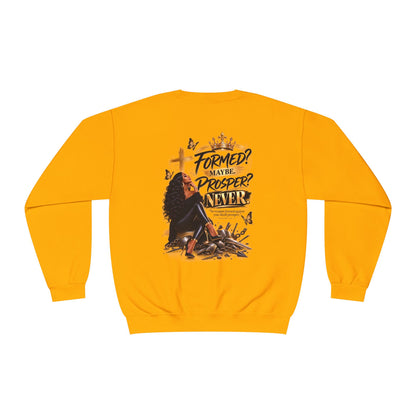 No Weapon Formed Graphic Sweatshirt