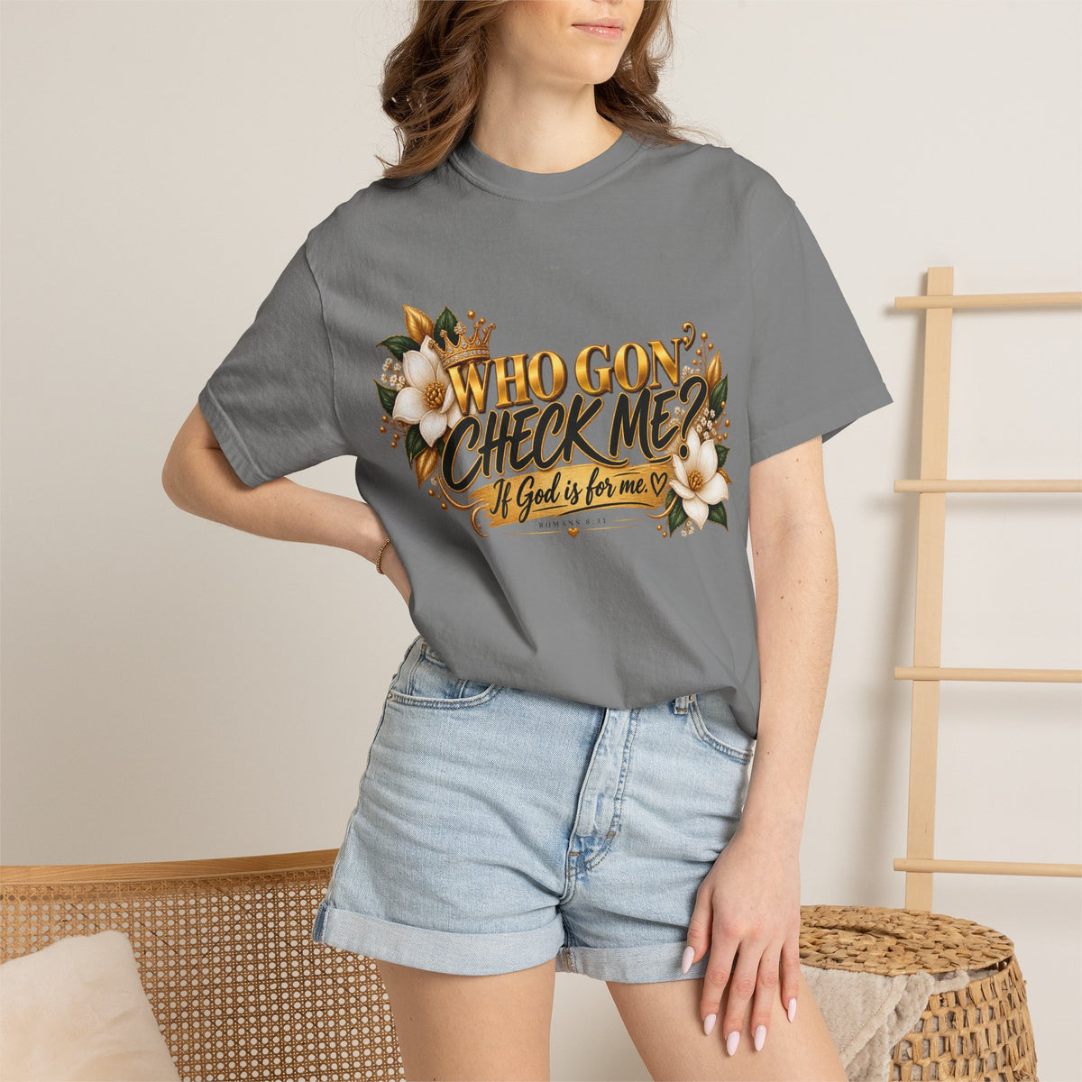 "Who Gon' Check Me?" Tee