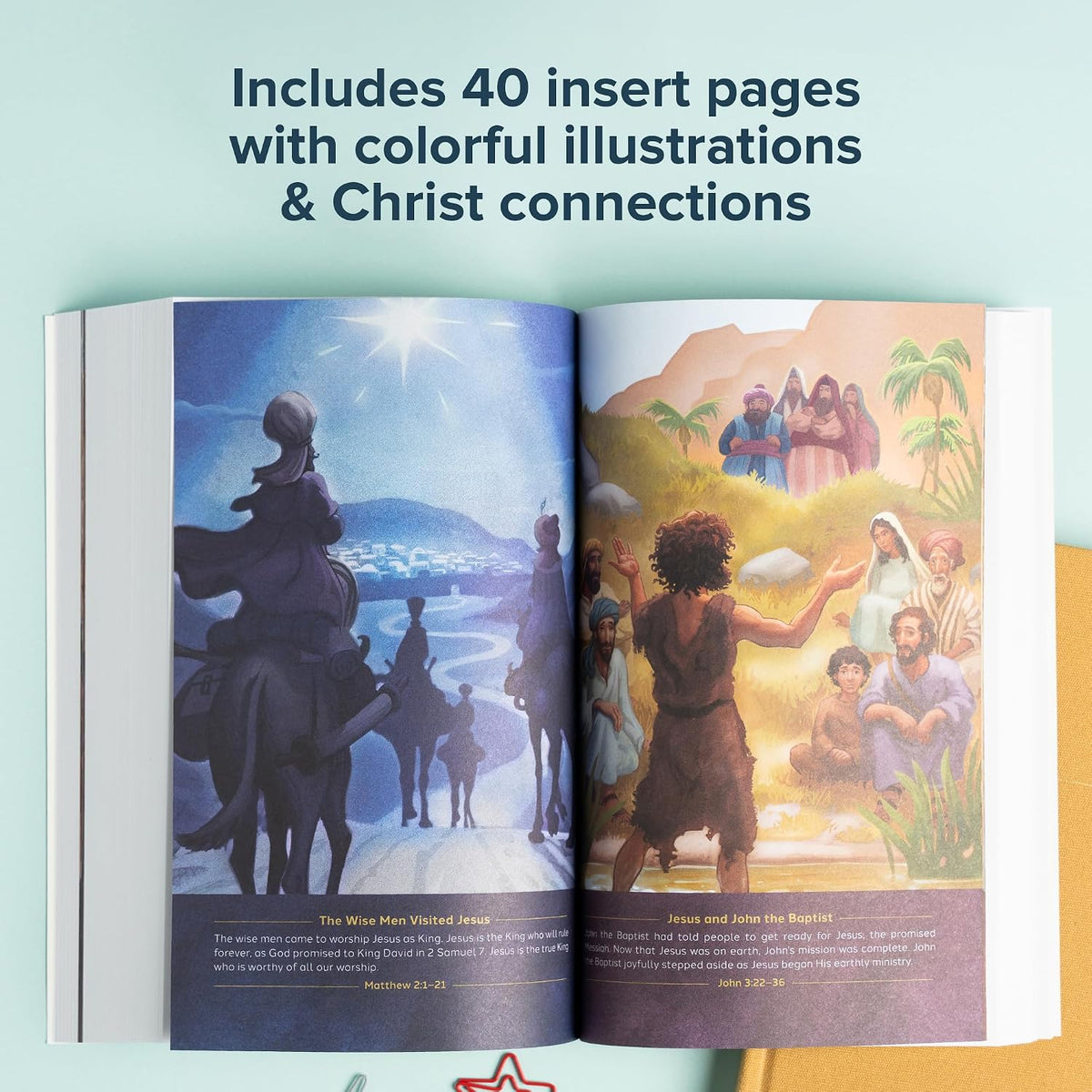 CSB Holy Bible for Kids, Large Print, Economy Edition, Black Letter, Presentation Page, Kid-friendly Gospel Presentation, Full-Color Inserts, Christ Connections, Easy-to-Read Bible Serif Type
