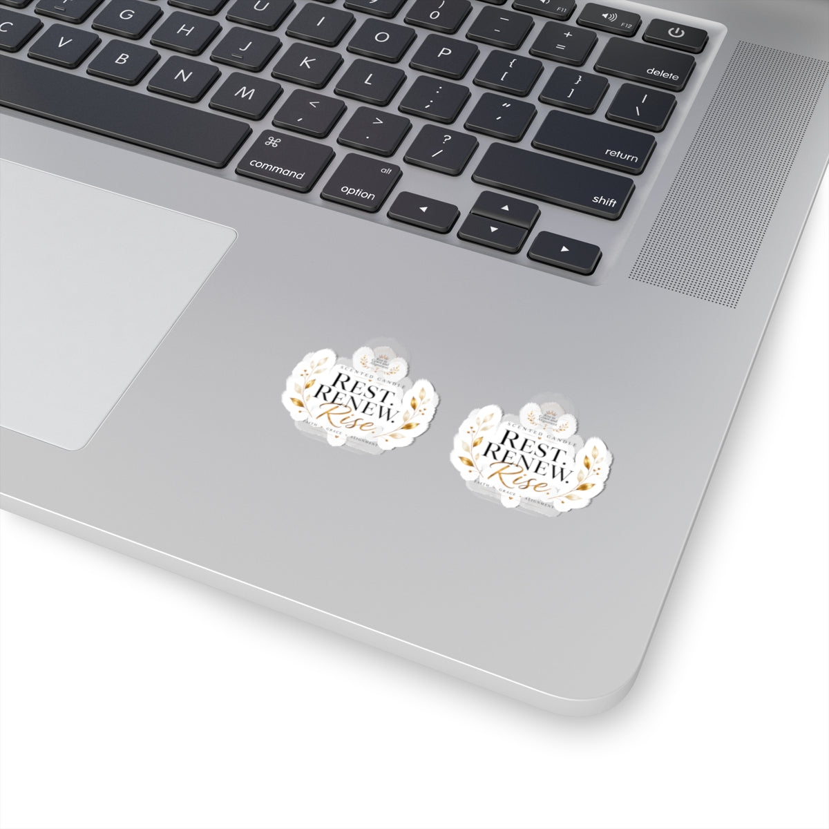 Rest. Renew. Rise. Floral Kiss-Cut Sticker Set