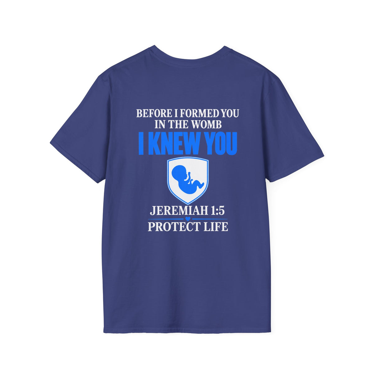 Pregnancy Announcement T-Shirt — "I Knew You" Baby Feet Design