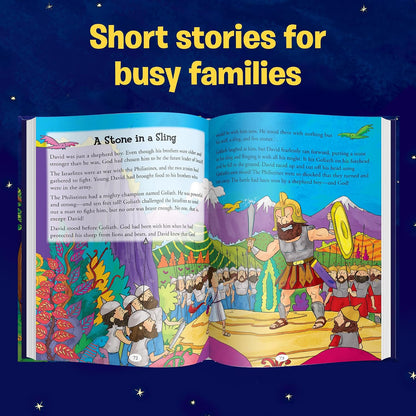 101 Bible Bedtime Stories: Children's Bible Storybook with Short Bedtime Stories for Family Reading and Daily Devotions