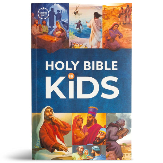 CSB Holy Bible for Kids, Large Print, Economy Edition, Black Letter, Presentation Page, Kid-friendly Gospel Presentation, Full-Color Inserts, Christ Connections, Easy-to-Read Bible Serif Type