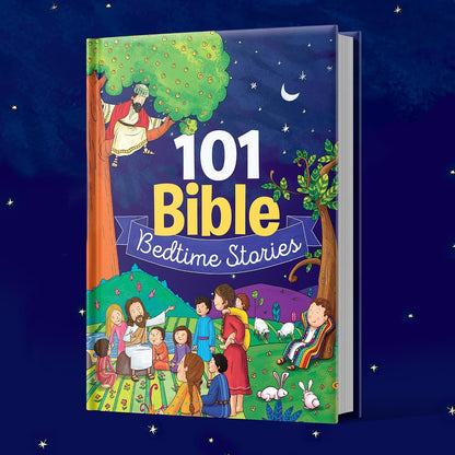 101 Bible Bedtime Stories: Children's Bible Storybook with Short Bedtime Stories for Family Reading and Daily Devotions