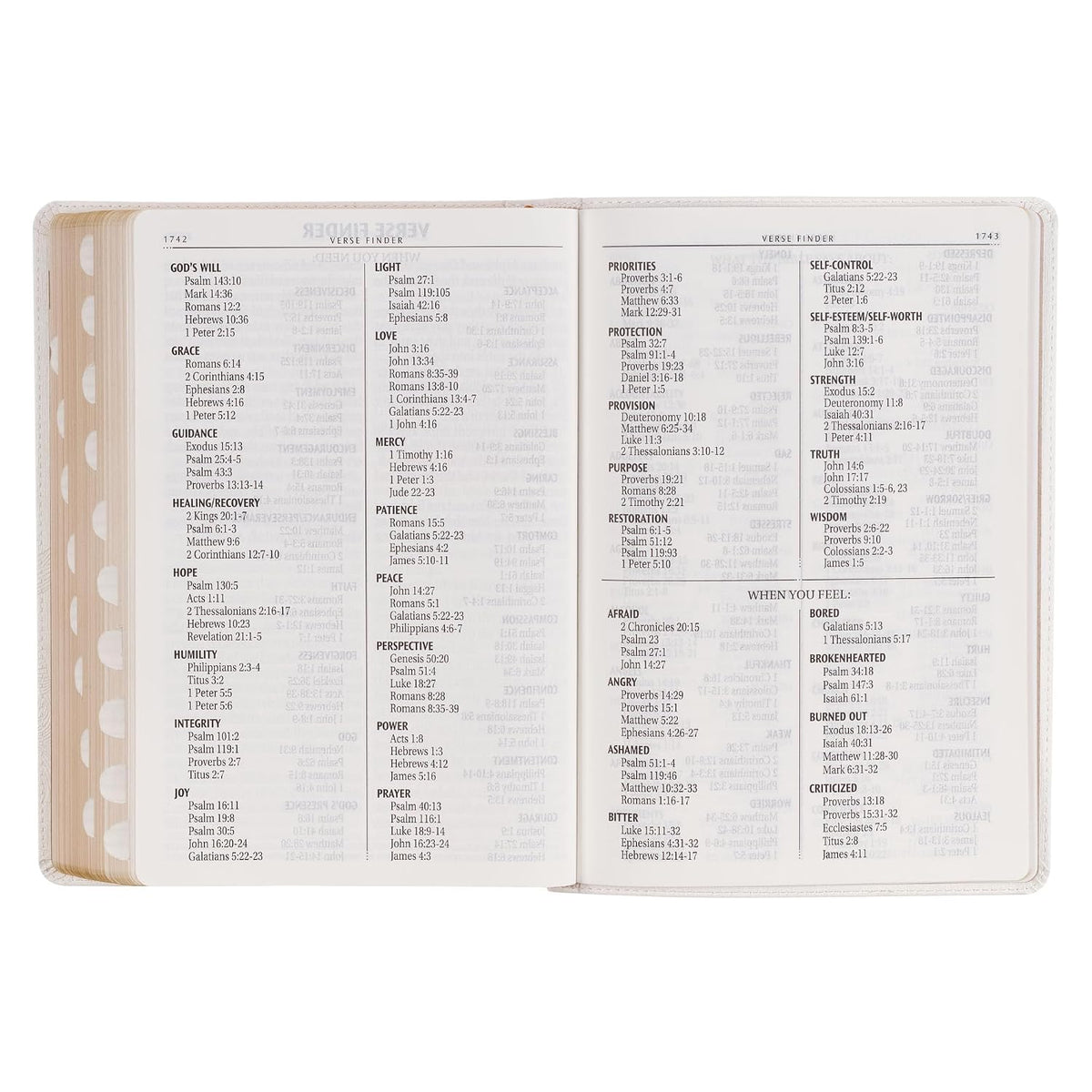 KJV Holy Bible, Super Giant Print Red Letter Edition - Thumb Index Tabs & Ribbon Marker, King James Version, Vegan Leather, White (KJV Super Giant Print Editions)