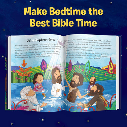 101 Bible Bedtime Stories: Children's Bible Storybook with Short Bedtime Stories for Family Reading and Daily Devotions