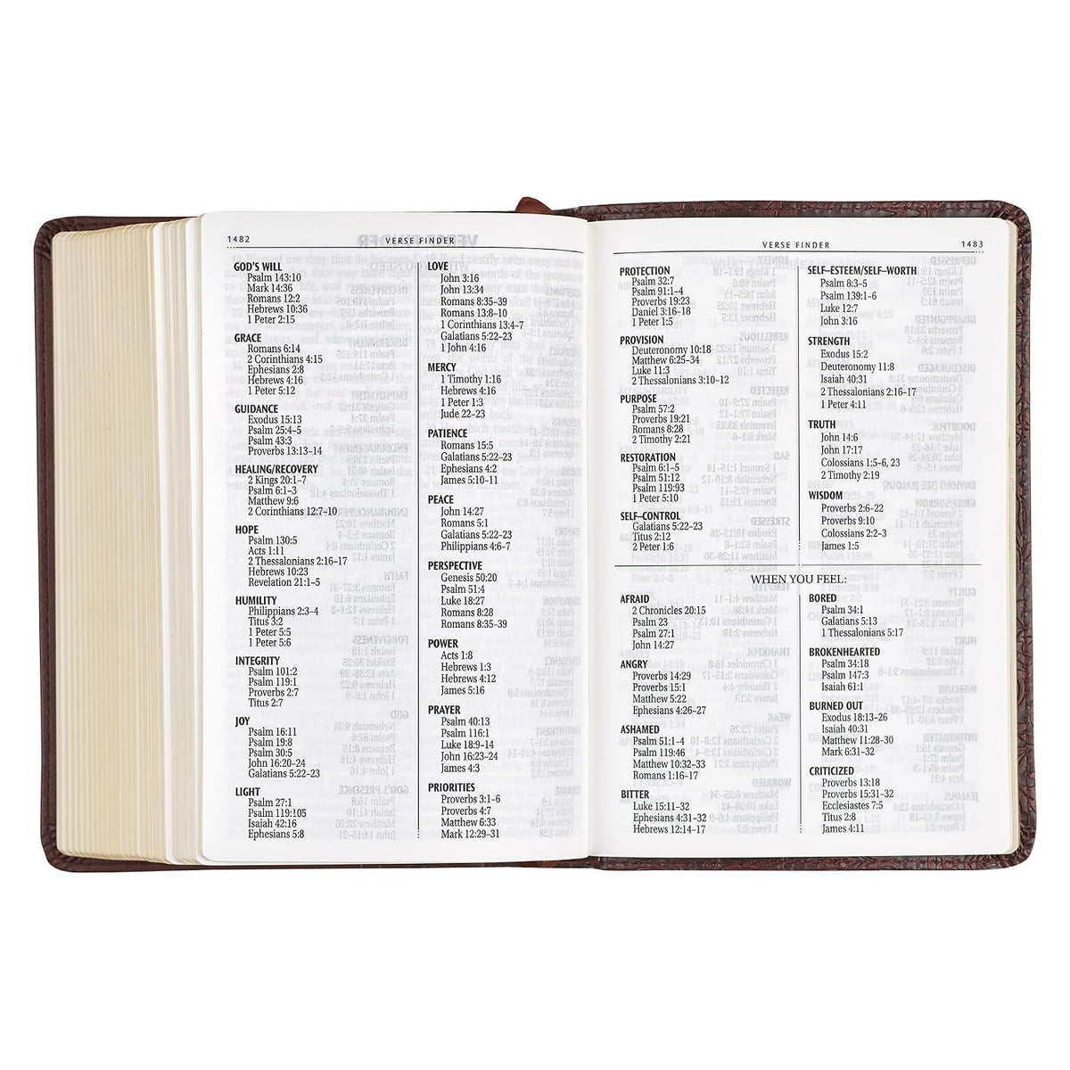 KJV Holy Bible, Compact Large Print Faux Leather Red Letter Edition - Ribbon Marker, King James Version, Medium Brown (KJV Compact LP Editions)