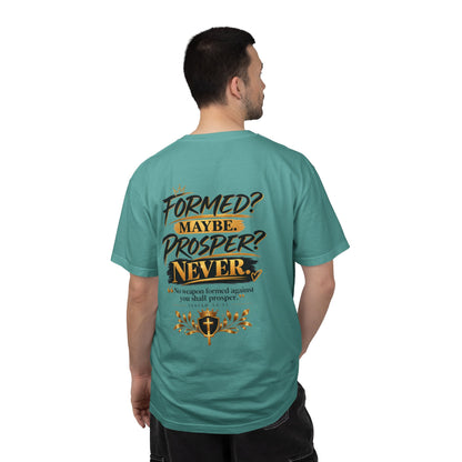 No Weapon Formed Against Me Shall Prosper T‑Shirt