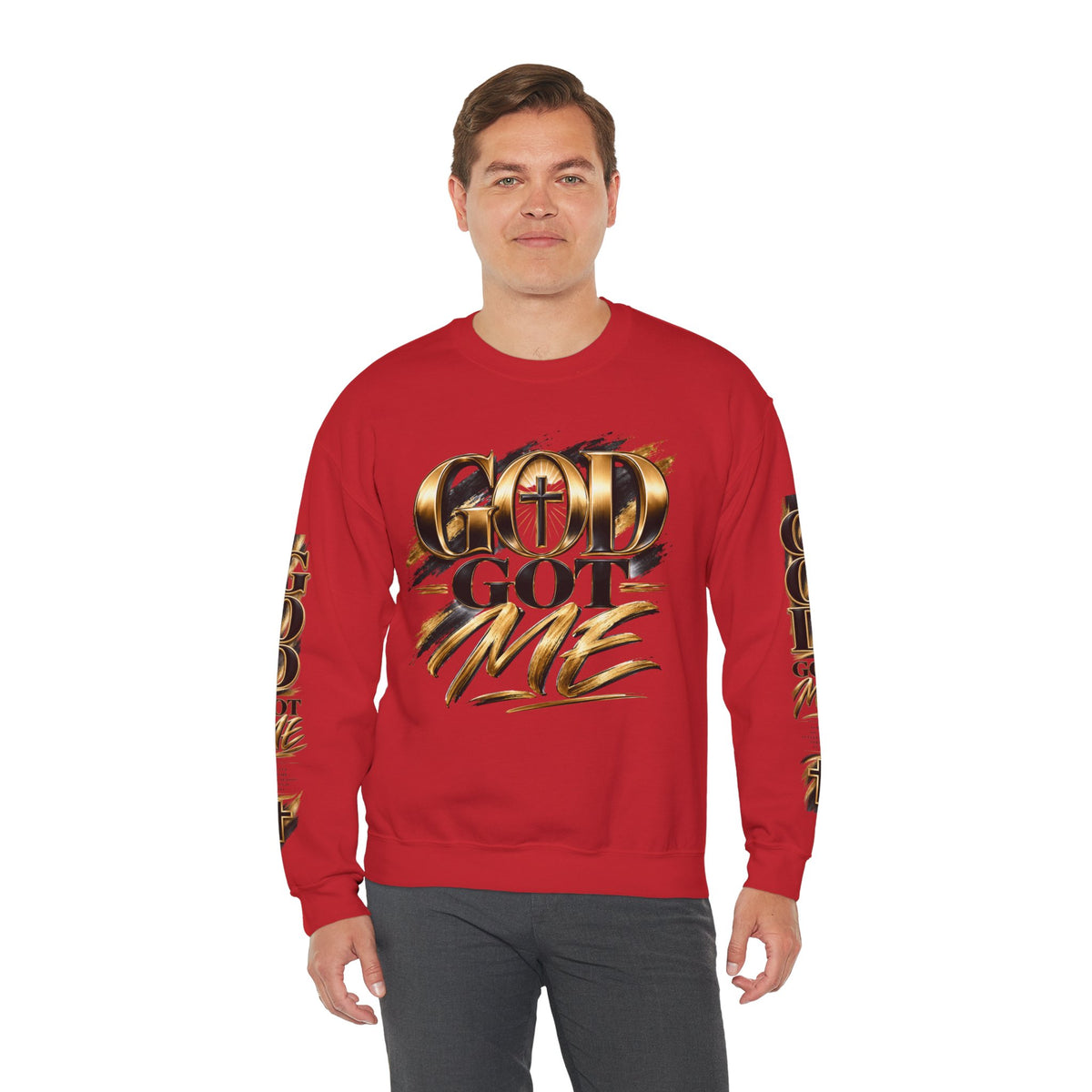 God Got Me Crewneck Sweatshirt