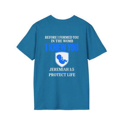Pregnancy Announcement T-Shirt — "I Knew You" Baby Feet Design